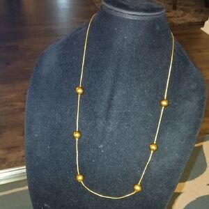 Napier Gold Bead Necklace